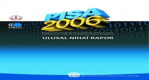 PISA 2006 Ulusal Nihai Raporu